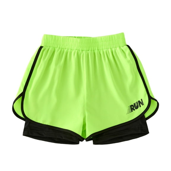 Povozer Baby Boys Girls Sport Shorts Toddler Boys' Shorts Summer Cotton Solid Adjust Pocket Shorts for 7-8 Years,Green