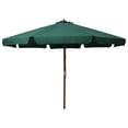 thumbnail image 3 of vidaXL Garden Parasol Azure Polyester, Laminated bamboo, Hardwood Large, 3 of 43