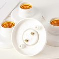 thumbnail image 5 of 10pcs E27 Plastic Screw Lamp Holder Round Lamp Holder Bulb Socket Holder Adapter, 5 of 5
