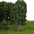 thumbnail image 4 of 10 Piezas de Plástico Modelo árbol Tren Parque Calle Diseño Dioramas Decoración Escala 1/100 Macarena Árboles modelo de paisaje, 4 of 8