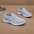 thumbnail image 6 of Womens Slip on Walking Shoes Orthopedic Casual Tennis Running Sneakers Lightweight Breathable Workout Athletic Sock Shoe, 6 of 9