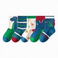 thumbnail image 4 of HCNTES Boys Girls Colorful Cute Socks Kids Comfortable Soft Socks Children's Spring Summer Crew Socks(Z01-A,1-3 Years), 4 of 4