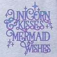 thumbnail image 2 of CafePress - UNICORN KISSES And MERMAID WISHES Baby Football Bo - Cute Infant Baby Football Bodysuit, 2 of 3