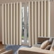 thumbnail image 5 of Joydeco Cortinas Opacas Divisorias Para Puertas Corredizas De Cristal De 89.8 In De Largo, 1 Panel Extra Ancho Para Puertas Corredizas Para Patio, Dormitorio, Sala De Estar (Beige Claro, 100 X 90 L), 5 of 5