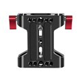 thumbnail image 4 of Camera Base Plate With Dual 15mm Rod Rail Clamp Suitable For Rabbit Cage And Dslr Rig Camera Accessories, 4 of 5