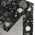 thumbnail image 4 of Ambesonne Galaxy Grommet Curtain, Astro Art Roses Space Print, 50"x72", Dark Sepia and Charcoal Grey, 4 of 5
