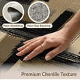 thumbnail image 6 of ODIKA Throw Geometric Tan Bold Grey Freeform Composition Minimalist Pet Friendly & Kids Safe Play for Playroom, Bedroom, Reading Nook, 6 of 7