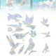 thumbnail image 2 of Adhesivos para ventanas contra pájaros Adhesivos contra colisiones de pájaros Adhesivos reflectantes arcoíris y sol No se requiere pegamento para el cristal, 2 of 8