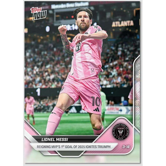 MLS 2025 Topps NOW   Lionel Messi #19