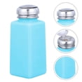 thumbnail image 2 of Miangastore Press Type Alcohol Liquid Push Down Pump Dispenser Empty Bottle Dispenser Bottle, 2 of 9