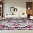 thumbnail image 3 of SAFAVIEH Brentwood Ezra Oriental Area Rug, Ivory/Red, 4' x 6', 3 of 12