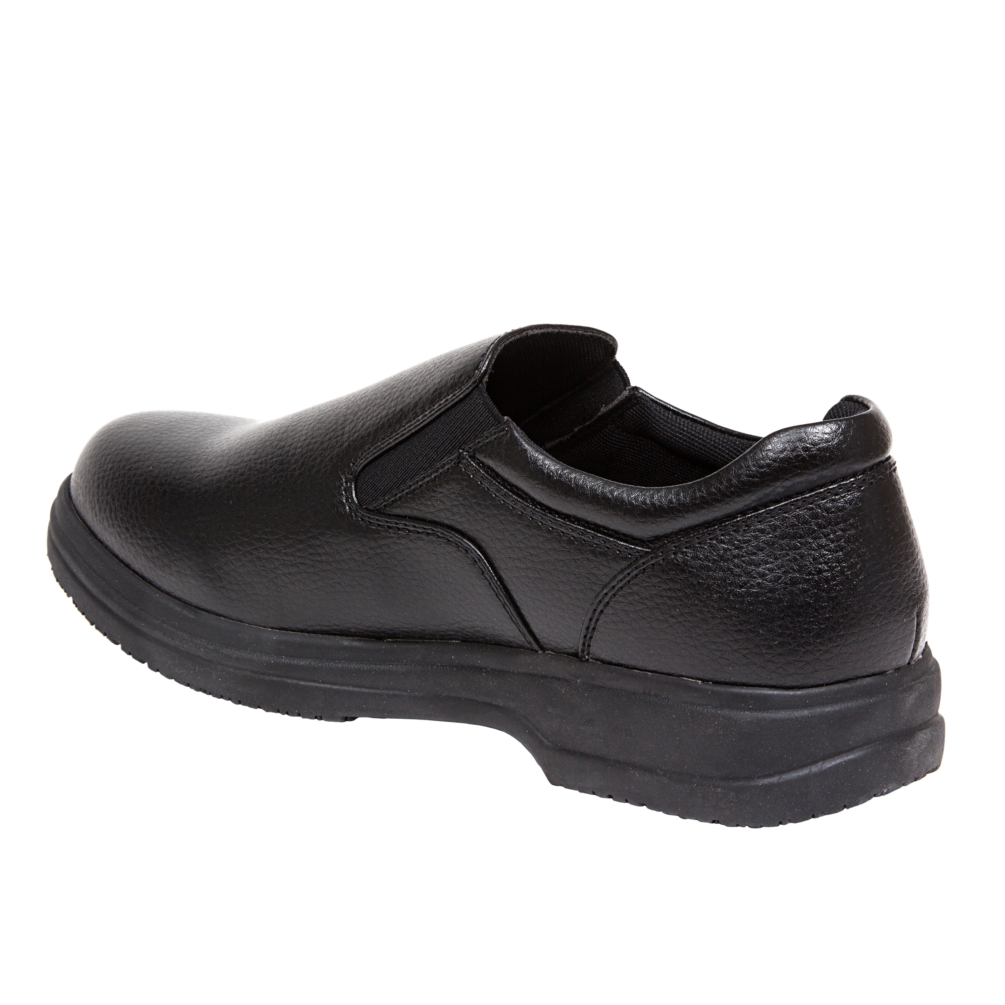 Deer Stags Unisex Manager Slip-Resistant Workwear Loafer - Black - 8.5 Wide