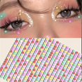 thumbnail image 1 of 750pcs Extra Small Under Eye Shiny Eye Makeup Bright Flash Face Stickers Jewelry Makeup Stickers Drill Face Pearl Rhinestone Stickers Stage Makeup DIY, 1 of 5
