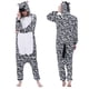 thumbnail image 2 of Pijamas de dibujos animados de cebra para hombres y mujeres, Disfraces de Halloween, Kigurumi, monos de felpa, Mono, 2 of 5