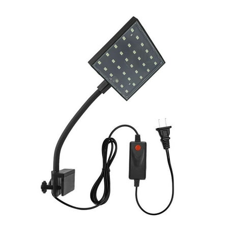 

PFDDRW Aquarium Super Slim LED Light Fish Tank Lamp Plants Grow Clip Lights 15W