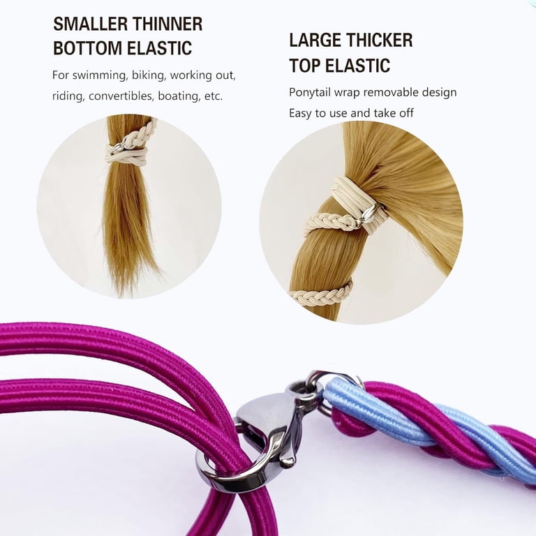 Hair Tie Soft Elastic Extra Long No Damage for Active Sports Daily Use Amazon.com : Hair Ties for Women Long Hair, 25 main image 4