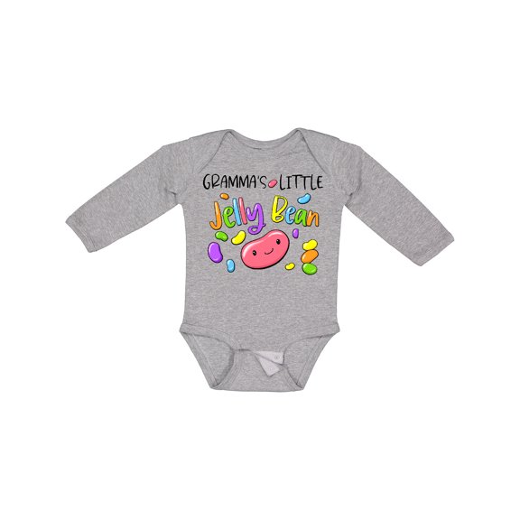 Inktastic Dads' Little Jellybean Cute Easter Candy Boys or Girls Long Sleeve Baby Bodysuit