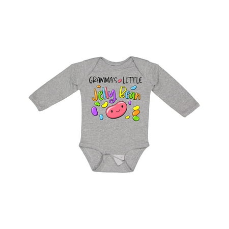 

Inktastic Gramma s Little Jellybean Cute Easter Candy Gift Baby Boy or Baby Girl Long Sleeve Bodysuit