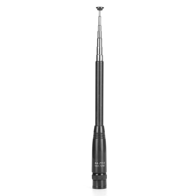 Na771r Antena portátil de doble banda bnc 144/430 mhz para tk100 tk210 tk300 icv8 icv80 icv82 icu82