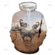 thumbnail image 3 of Venta caliente Sudadera con capucha con estampado 3D de elefante para hombres Sudadera con capucha con gráficos de animales Sudaderas de manga larga de moda Ropa de otoño para niños, 3 of 5