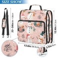 thumbnail image 2 of FORMRS Zipper Binder with Shoulder Strap 2-inch Ring 500 Sheet Capacity File Bag, Christmas Snowman, 2 of 5