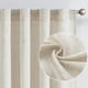 thumbnail image 2 of Cortinas Jinchan de lino, color beige, 228 cm de longitud, con filtro de luz, 2 of 8