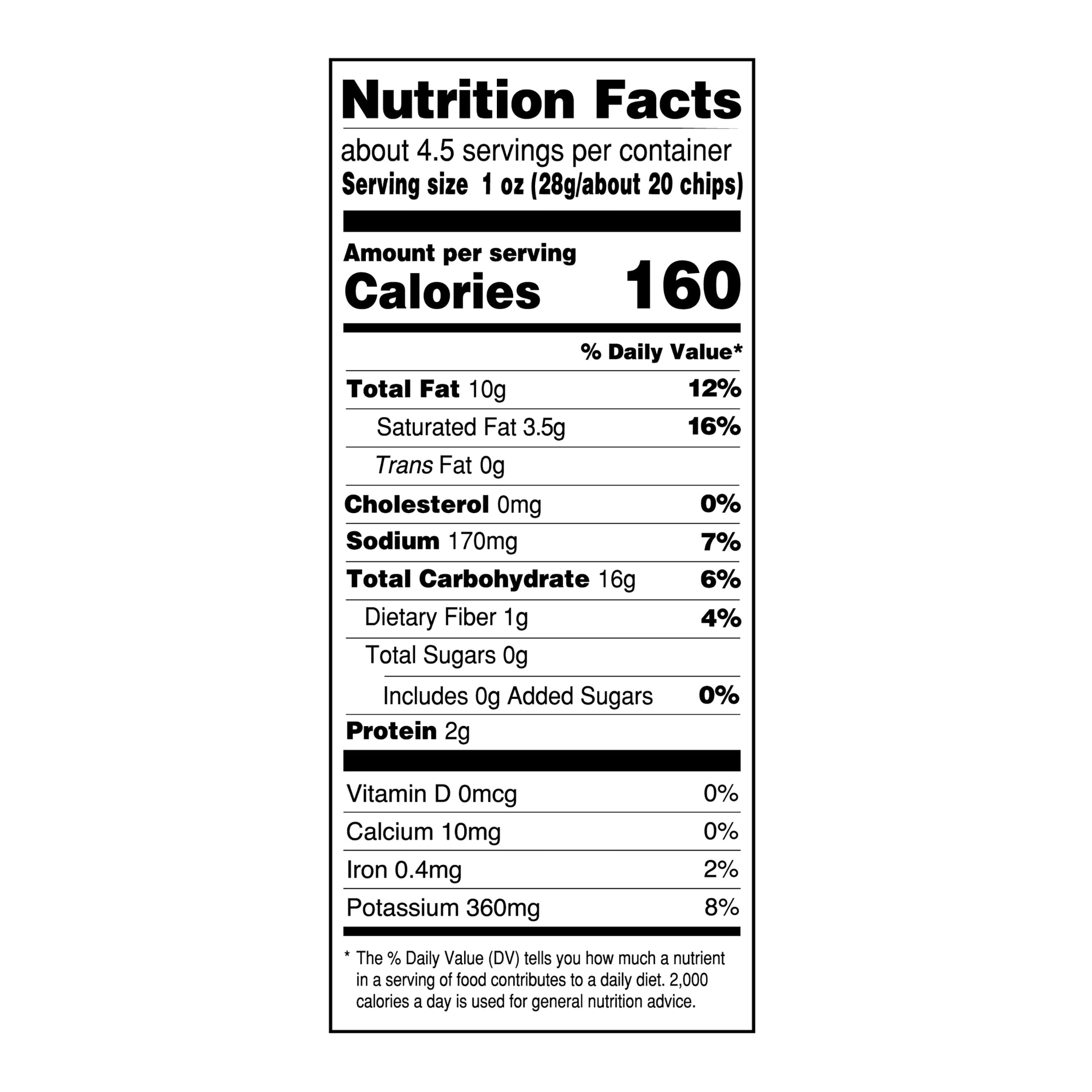 Golden Flake Original Thin & Crispy Potato Chips, Gluten-Free, 4.625 oz Bag