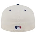 thumbnail image 4 of Men's New Era Cream/Royal Texas Rangers Two-Tone Corduroy 59FIFTY Fitted Hat, 4 of 6