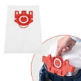 thumbnail image 1 of Tignapoo 8-Pack Non-Woven Vacuum Bags with 99% Filtration Efficiency for Miele/Fjn Classic C1/C2 & GN Series, Red & Blue Options, Multi-Layer Meltblown Filter System, 28x18cm Dust Bags for Various, 1 of 6