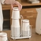 thumbnail image 4 of Aparatos de cocina, Accesorios de cocina, Utensilios de cocina, Vasos desechables, Estante para vasos, Portavasos de papel, Estante para vasos de agua, Organizador para vasos de leche, Té, Café, Porta, 4 of 6