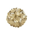 thumbnail image 5 of 9" x 9" Gold Metal Floral Sculpture, by DecMode, 5 of 6