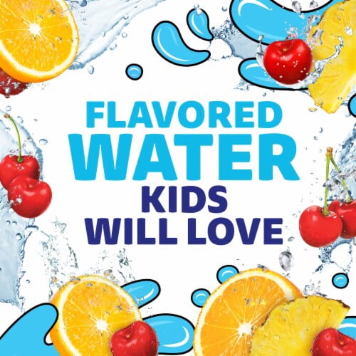 Capri Sun Roarin' Waters Tropical Tide Flavored Water Kids Drink Pouches 10 ct - Pack of 2