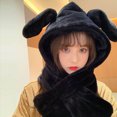 thumbnail image 1 of Winter Warm Rabbit Hat Ear Moving Jumping Hat Funny Bunny Plush Hat Cap for Women Girls WD.WDQZL Hogar, 1 of 1