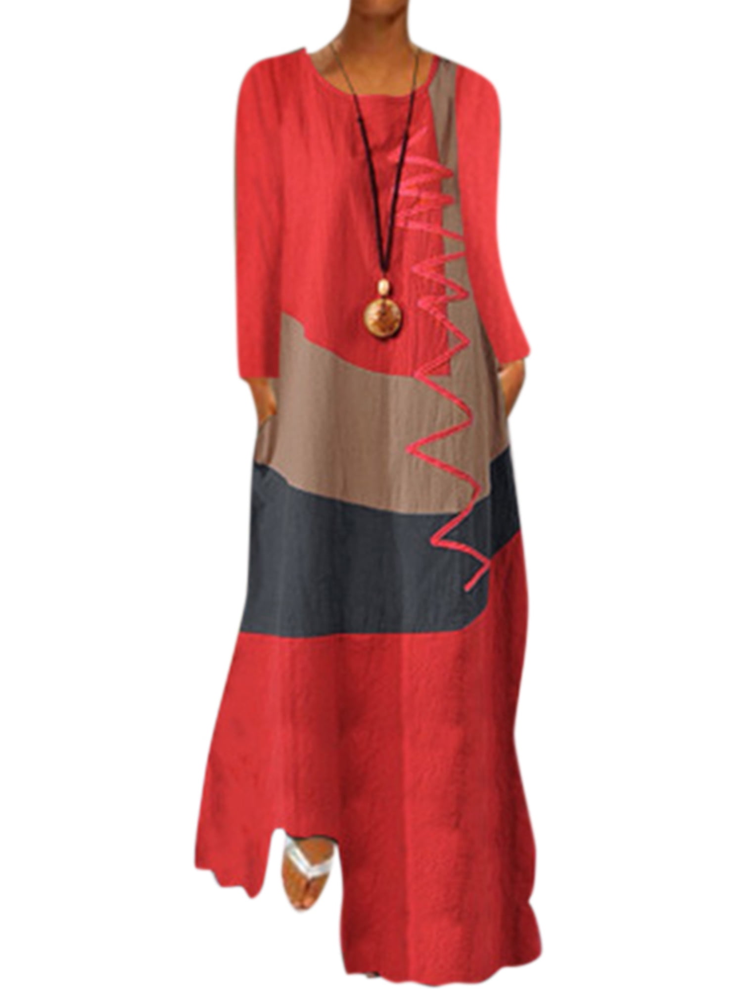 long sleeve beach kaftan