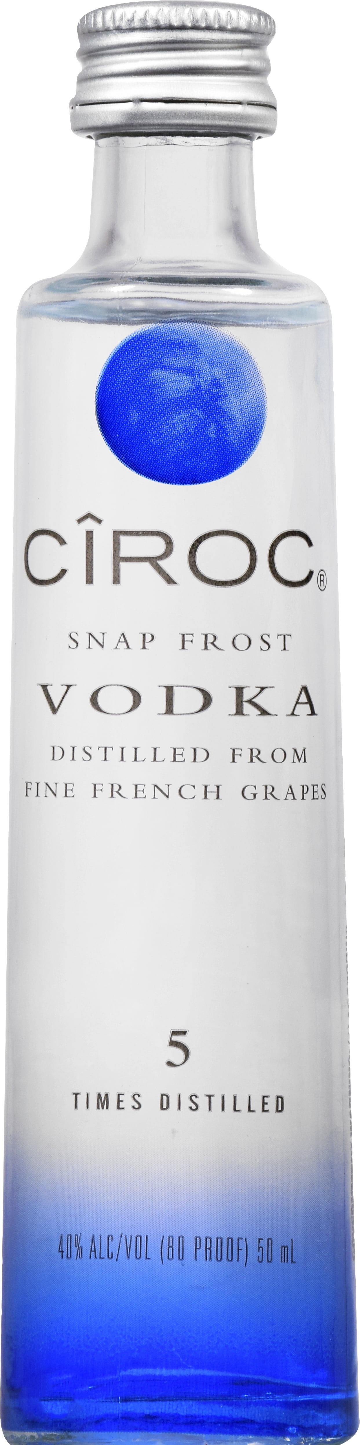 082000001539 UPC Ciroc Ultrapremium Vodka, 50 ML (80 Proof)