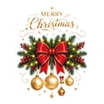 thumbnail image 2 of Christmas Window Stickers Removable Vinyl Christmas Window Clings DIY Wall Window Door Mural Showcase Decal Sticker, 2 of 5