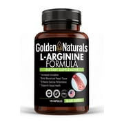 L-Arginine 120ct, for Tissue Repair, Build Muscle and Exercise Performance Enhancer