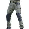 thumbnail image 1 of Pantalons de Randonnée pour Hommes, Pantalons Cargo pour Hommes avec Poches, Pantalons Légers de Pêche Militaire, Pantalons Légers pour Hommes, Pantalons 3/4 pour Hommes, 1 of 6