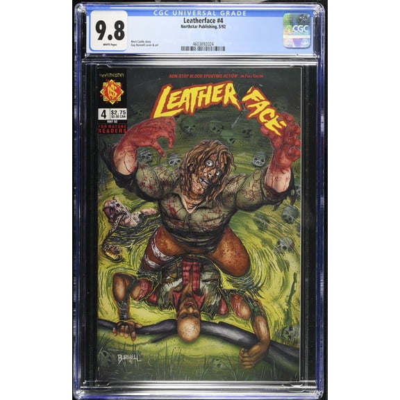 Leatherface #4 CGC NM/M 9.8 White Pages Comic Book