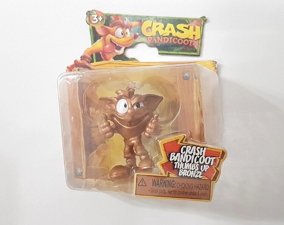 Crash Bandicoot 11cm Biker Crash with Akano Mask Collectable