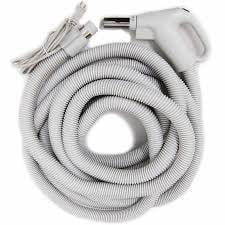 NEW Central Vacuum Light-weight Crush-Proof on/off Control 35 Ft Hose-Durable!! 