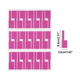 thumbnail image 2 of Unique Bargains 6 Pcs Handwritable P-Type Gift stickers 3.31"x1.02" Rose Red, 2 of 5