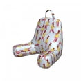 thumbnail image 1 of Ice Skates Reading Pillow Cover, Girl Practicing Winter Sports on the Ice Rink, Unstuffed Printed Bed Rest Case from Soft Fabric, Small, Ceil Blue Mustard, by Ambesonne, 1 of 4
