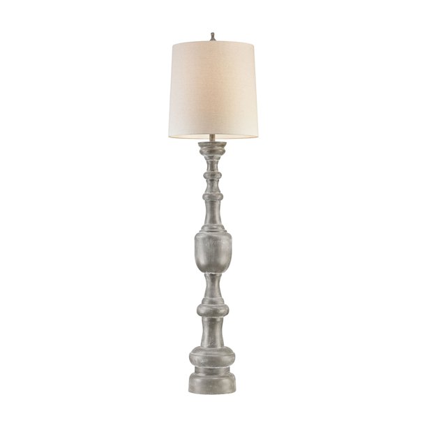 Lillehammer Floor Lamp in Grey Whitewash - Walmart.com