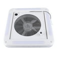 thumbnail image 3 of Ventilador de techo para autocaravana, 12 V, 360 x 360 mm, 10 aspas, modo dual, entrada y salida de aire, 4 luces LED, para caravana, remolque, 3 of 14