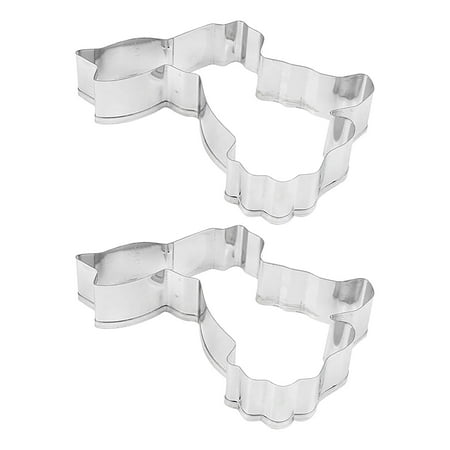 

2PCS Stainless steel die-cutting mold rabbit soft candy mold