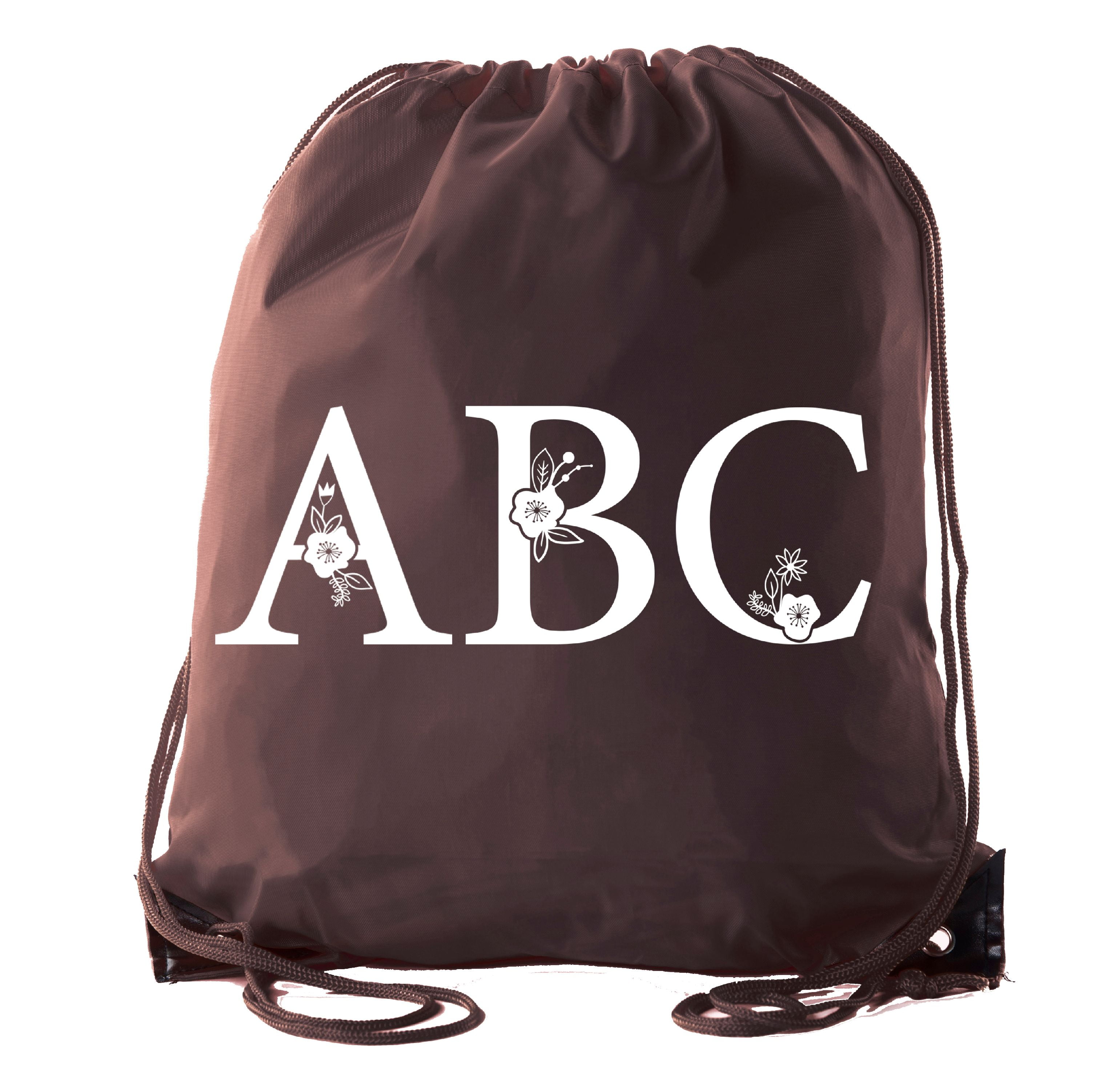 Monogrammed Backpack Custom Initial 