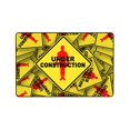 thumbnail image 4 of Stack Under Construction Rugs Doormat, Non-Slip Machine Washable Carpets Floor Door Mat , 36" x 24", 4 of 6