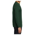thumbnail image 3 of Yellow Rooster Men's Tall Long Sleeve PosiCharge Competitor Tee Forest Green 4XLT, 3 of 6