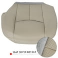 thumbnail image 5 of Kojem Bottom Seat Cover for 2003 2004 2005 2006 Chevy Tahoe Suburban Silverado Avalanche GMC Sierra Yukon Cadillac Escalade Tan Leather Driver Side, 5 of 10
